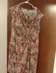 Paisley pattern dress